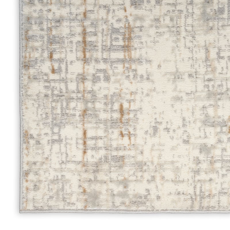 Calvin Klein CK950 Rush Indoor only Grey Abstract Area Rug