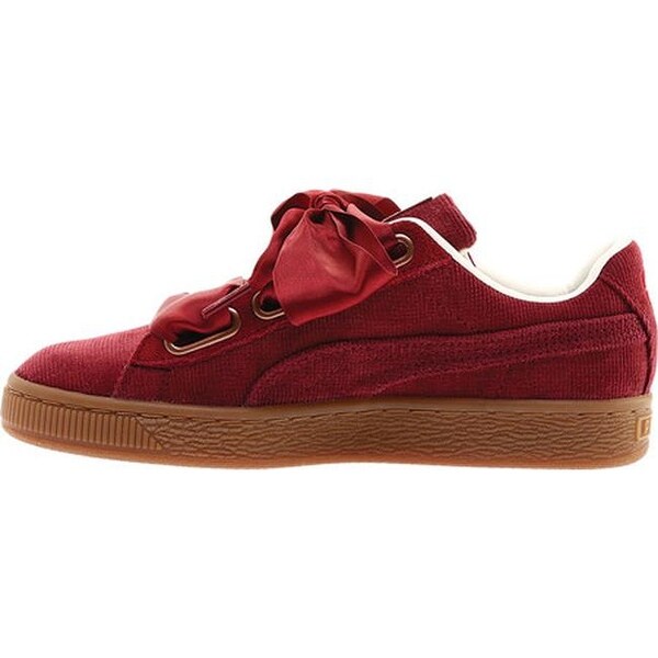 puma basket heart corduroy