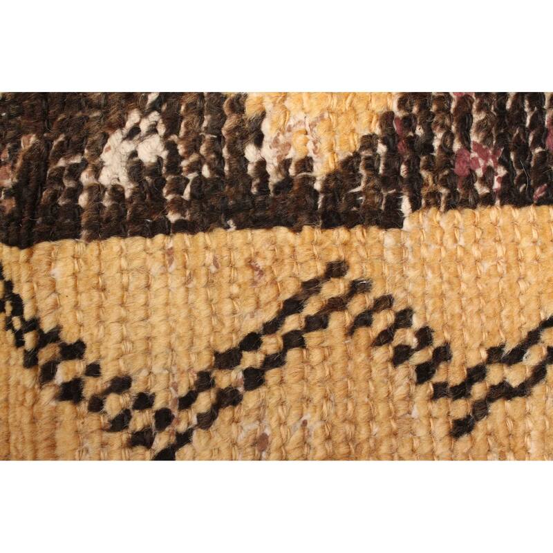 ECARPETGALLERY Hand-knotted Antalya Vintage Beige Wool Rug - 4'4 x 6'2