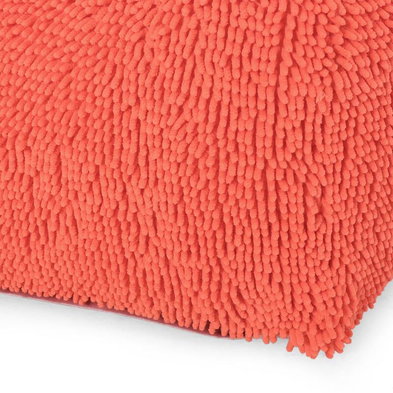 Stylish look Microfiber Square Pouf Easy to maintain
