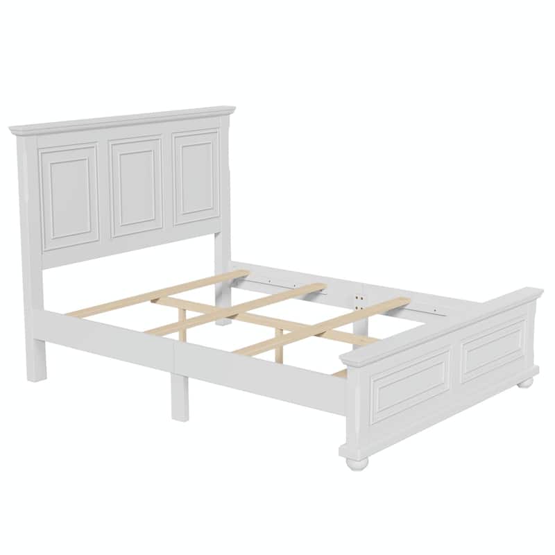 Vintage Pinewood Bed in Traditional Town and Country Style