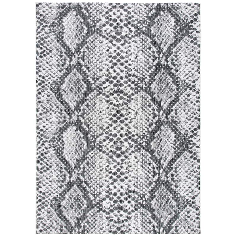 SAFAVIEH Courtyard Katri Indoor/ Outdoor Waterproof Patio Backyard Rug