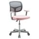 preview thumbnail 2 of 48, Costway Auto Lock Kids Mesh Chair with Armrests Height Adjustable - 21.5''x 20''x 31.5''-36'' Pink