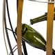 preview thumbnail 11 of 11, Alpine Corporation 31" Tall Indoor Metal Wine Barrel Table Fountain with Tiered Glass Bottles