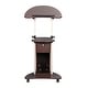 preview thumbnail 19 of 17, Techni Mobili Adjustable Sit-to-Stand Rolling Laptop Cart with Tilt Top and Storage