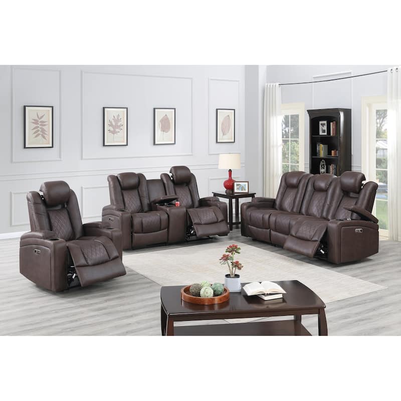Power Sofa With Cup Holders