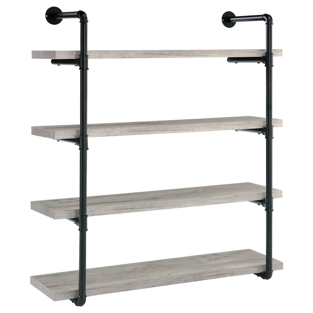 Elmcrest Farmhouse 39-inch 4-shelf Wall Bookshelf