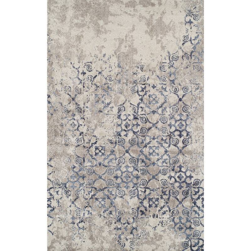 Addison Wellington Canterbury Navy/Ivory Area Rug (7'10 x 10'7) - 7'10" x 10'7"
