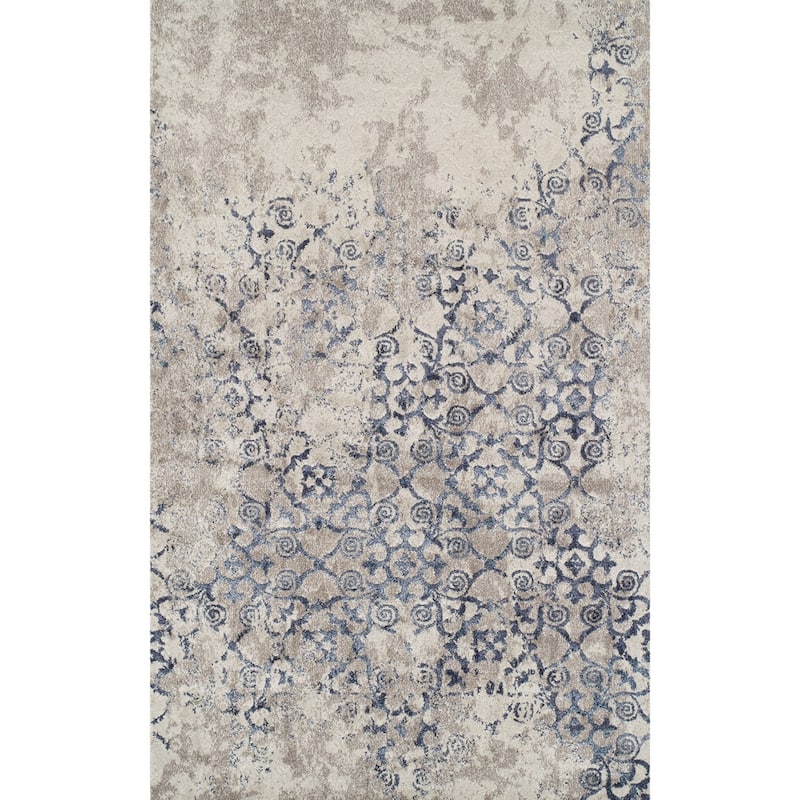 Addison Wellington Canterbury Navy/Ivory Area Rug (9'6 x 13'2) - 9'6" x 13'2"