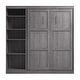 preview thumbnail 82 of 91, Pur Full Murphy Bed with Shelving Unit (84W) by Bestar