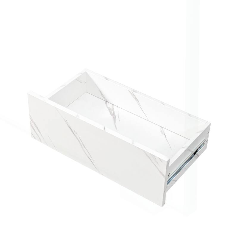 Versatile Modern Coffee Table with LED Lights and Multiple Storage Options