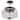 4-Light Semi Flush Mount Ceiling Light Ribbed Glass Lantern Shade - Dia.11.81-in