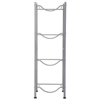 4-Tier Water Rack Stainless Steel Heavy Duty Water Cooler Jug Rack ...