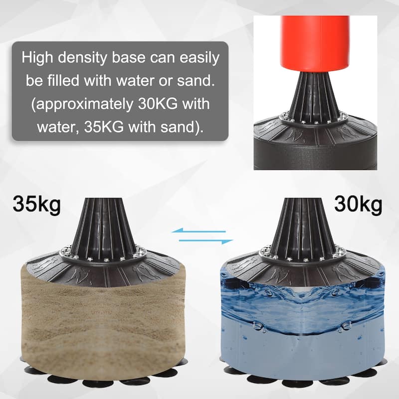 Soozier Freestanding Boxing Punch Bag Stand