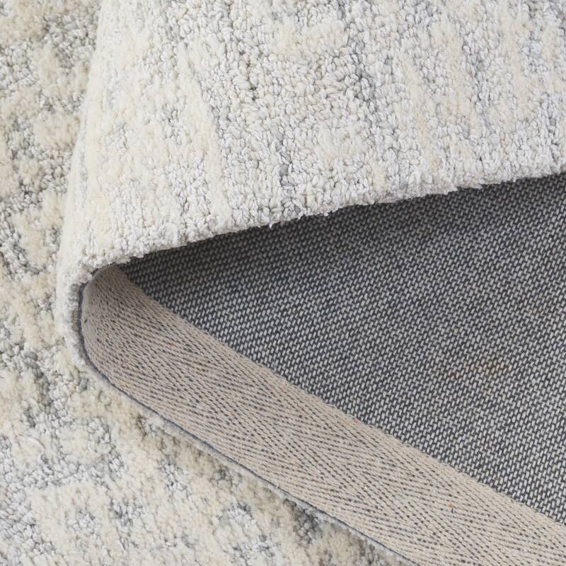 SAFAVIEH Handmade Ebony Marcijona Modern Contemporary Wool Rug