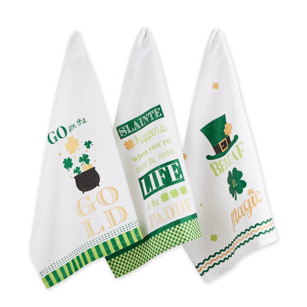 DII St Pattys Day Dishtowels