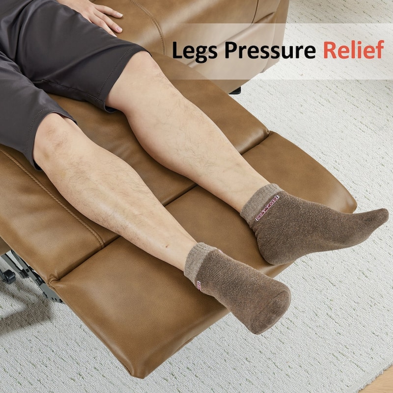 MCombo 62.6'' RV Recliner Loveseat Sofa with Console, Zero Wall Hugger Power Loveseat Recliner with USB Charge Ports, Outlet