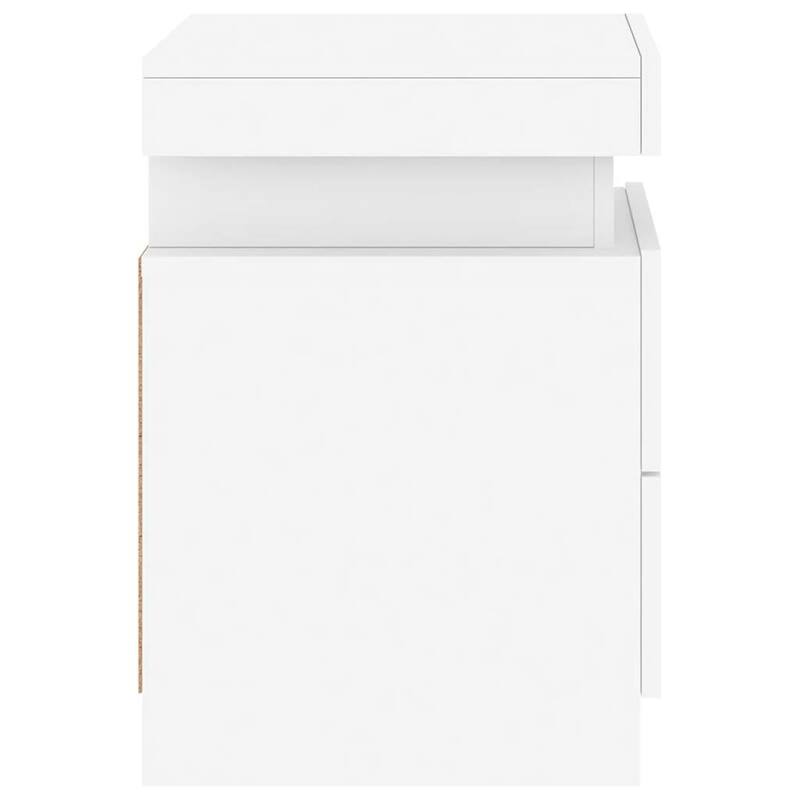 vidaXL Bedside Cabinet Engineered wood Standard Bedside Cabinet