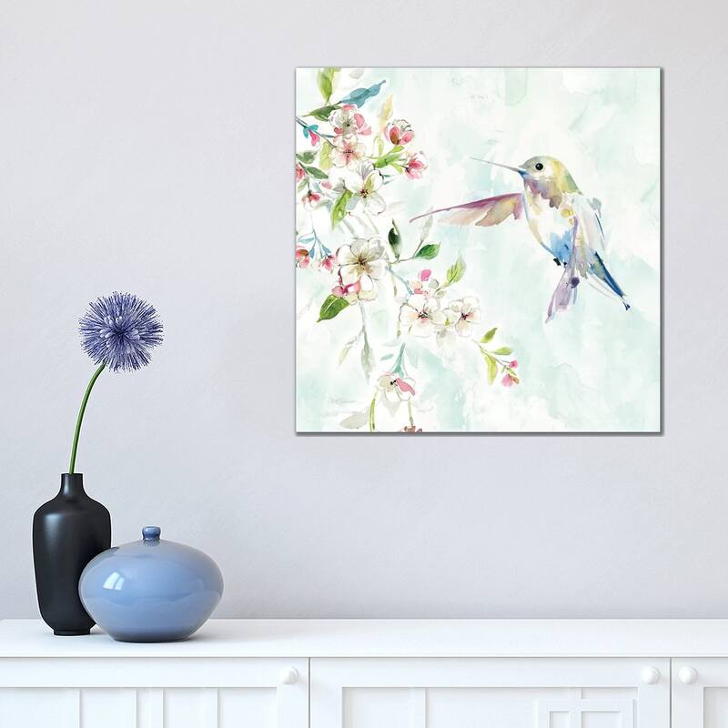 iCanvas "Hummingbird IV" by Carol Robinson Canvas Print - 18x18x1.5
