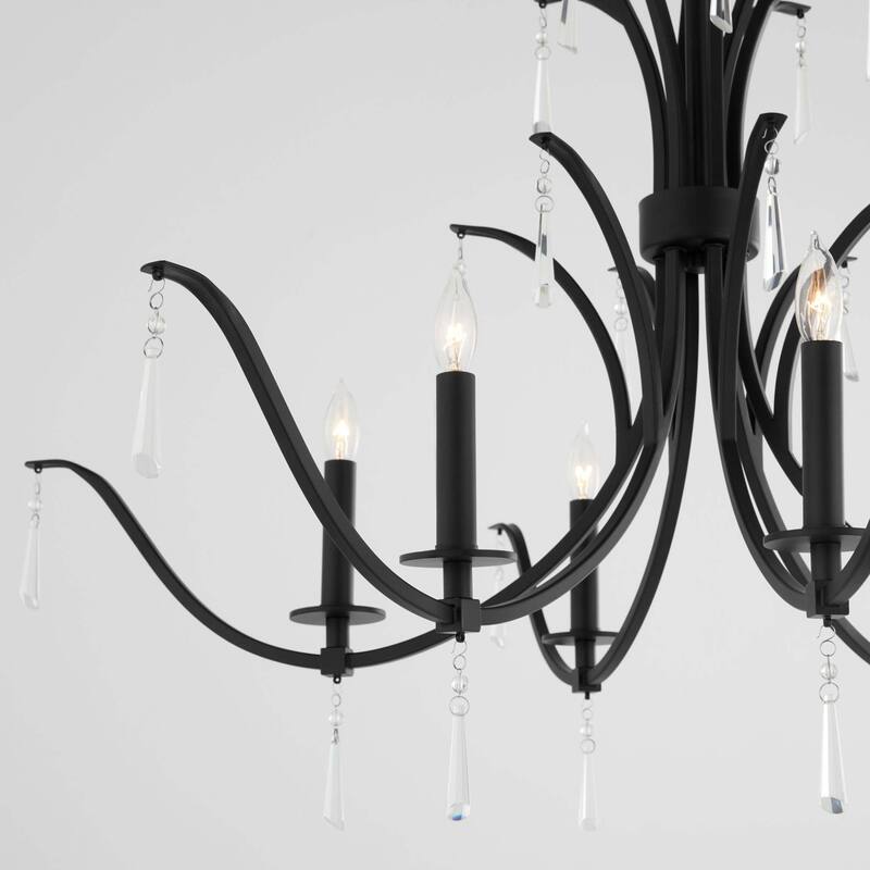 Quorum International 621-6 Majesty 6 Light 23" Wide Taper Candle Style