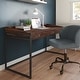 Thumbnail 10, WYNDENHALL Brinkley SOLID ACACIA WOOD Modern Industrial 60 inch Wide Writing Office Desk. Changes active main hero.