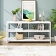 preview thumbnail 9 of 19, Rustic Console Sofa Table, 3 Tiers Industrial Narrow Long Sofa Table