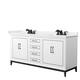 Option White, Black Trim, White Quartz Top