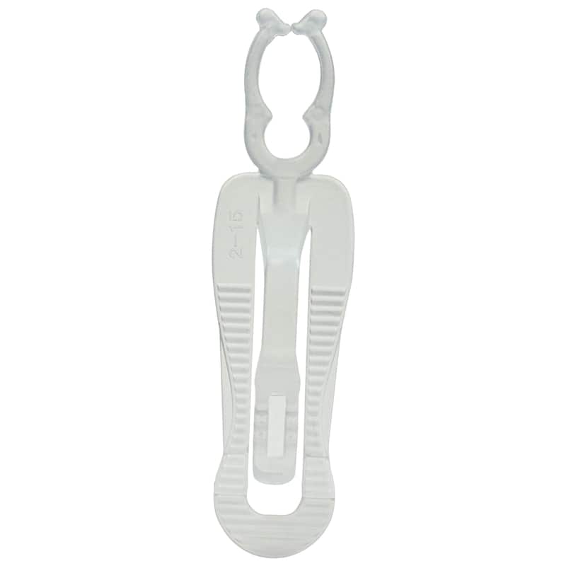 Set of 500ct Clear Gutter and Shingle Christmas Light Clips - 4"