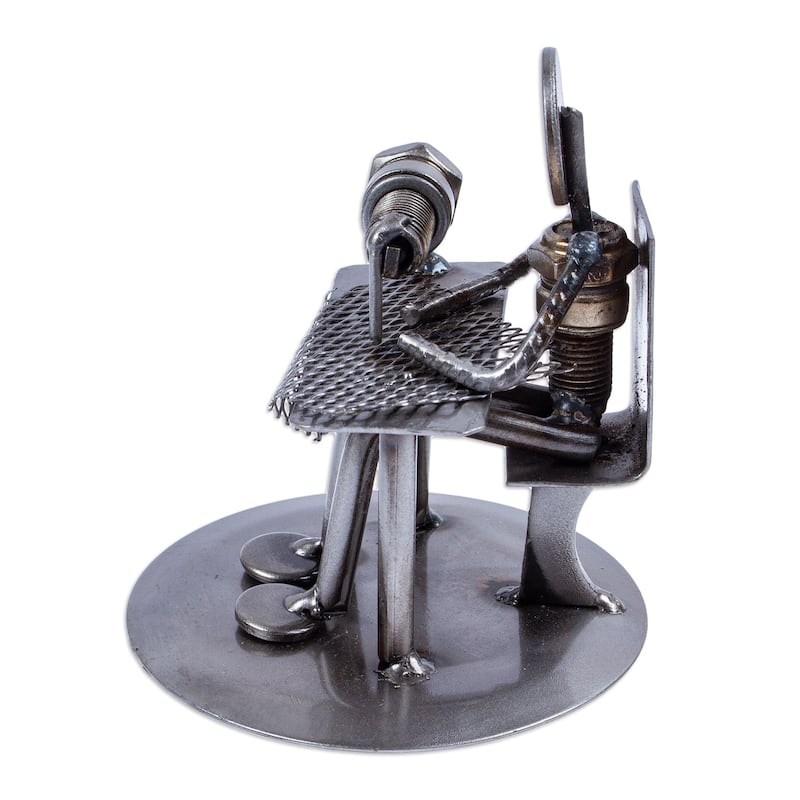 Novica Handmade Tailor Auto Part Statuette