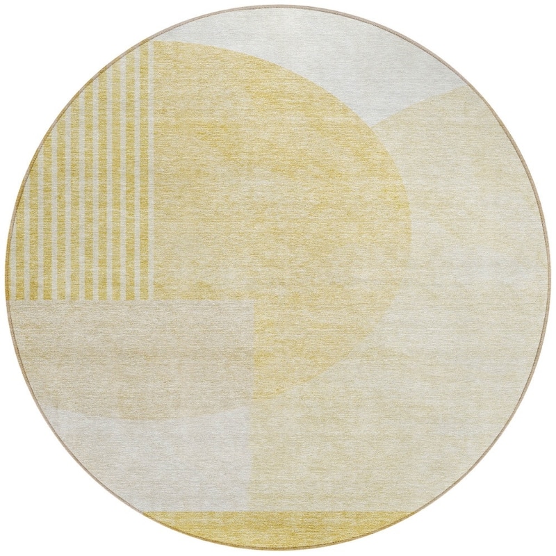 HomeRoots Geometric Transitional Rectangle Outdoor Rug
