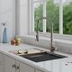 preview thumbnail 5 of 36, Kraus Bolden 2-Function 1-Handle Commercial Pulldown Kitchen Faucet