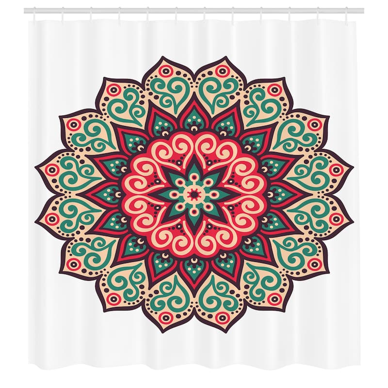 Ambesonne East Shower Curtain, Cloth Fabric Bathroom Decor Set with