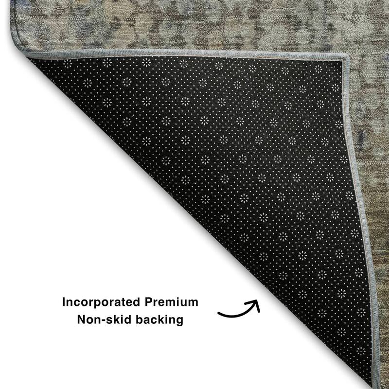 Premium Washable Super Soft Casual Imprints Mayfield Rug