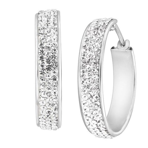 swarovski hoop earrings sale