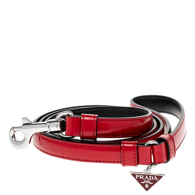 Prada Leather Dog Leash - Leashes