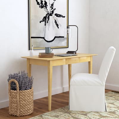 Caelynn 48" Natural Wood Shaker Writing Desk