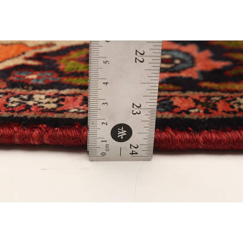 ECARPETGALLERY Hand-knotted Anatolian Vintage Red Wool Rug - 4'5 x 7'7