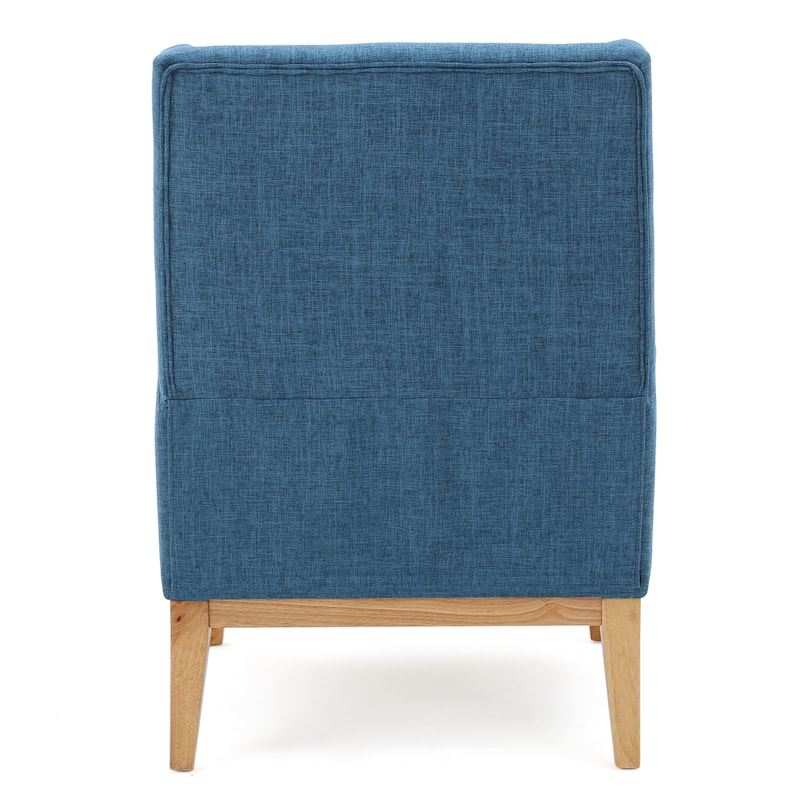 Aurla Mid-century Upholstered Accent Chair by Christopher Knight Home - 27.50" L x 28.50" W x 36.50" H
