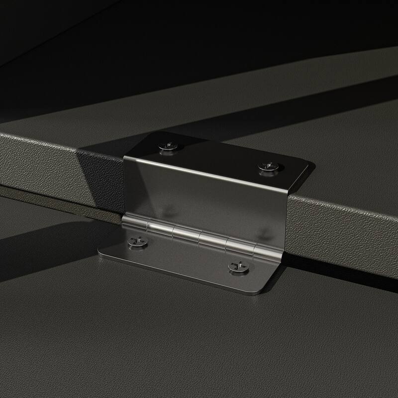 Modern Black TV Stand for 85 Inch TV, Floating Entertainment Center with Drop Down Doors Media Console