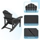 preview thumbnail 50 of 60, BONOSUKI Patio Adirondack Chairs Weather-resistant(Set of 2)