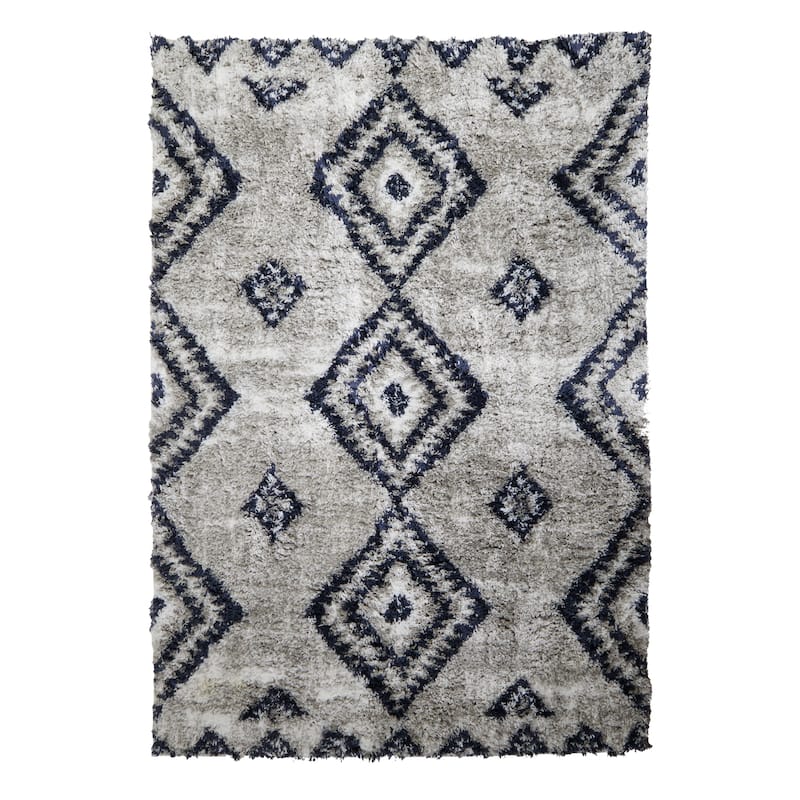 Nautica Puffy Fez Grey/Navy Rug