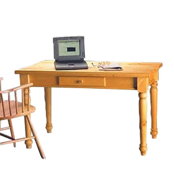 Shop Solid Wood Office Desk Heirloom Solid Pine Desk 28 3 4 Inch