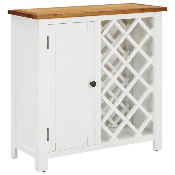 Oak wood wine clearance rack
