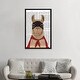 preview thumbnail 12 of 13, iCanvas "Super Llama" by Fab Funky Framed