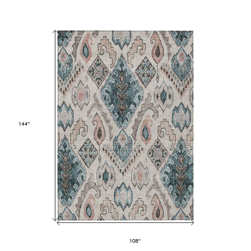 HomeRoots Moroccan Transitional Rectangle Outdoor Rug