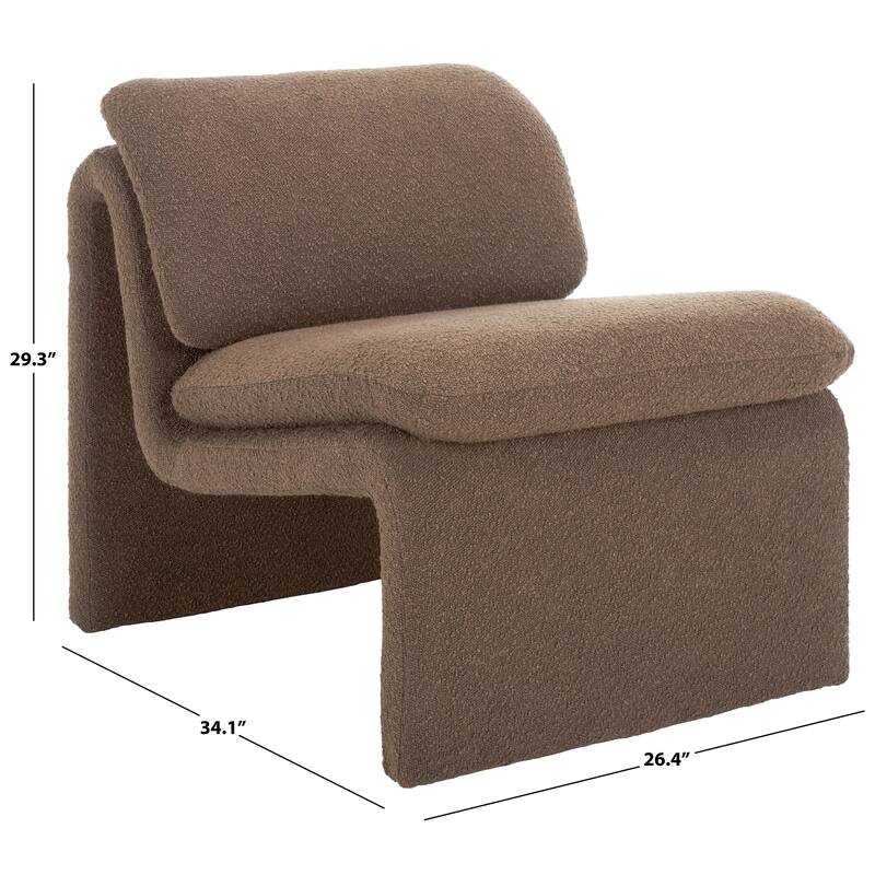 SAFAVIEH Couture Ainslie Accent Chair (Fully Assembled) - 26"W x 34"D x 29"H