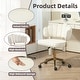 preview thumbnail 3 of 118, Velvet Home Office Desk Chair, Height Adjustable Task Chair, Armless Single Chair with Wheels, 360° Swivel Vanity Chair - N/A