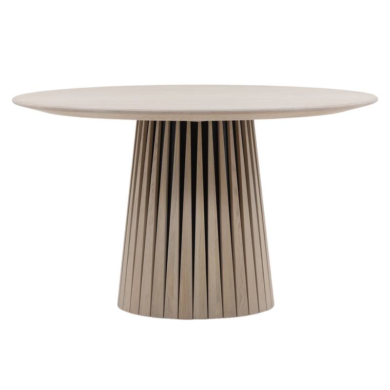 Ashford 51" Wide Oak Dining Table, Light Natural