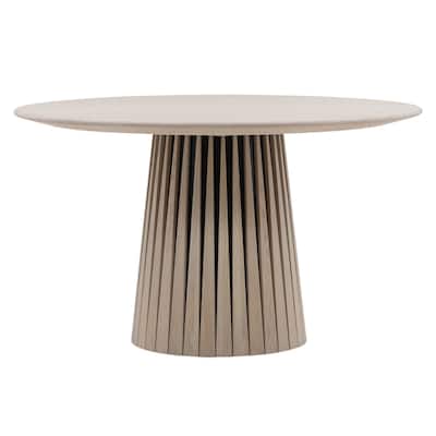 Ashford 51" Wide Oak Dining Table, Light Natural