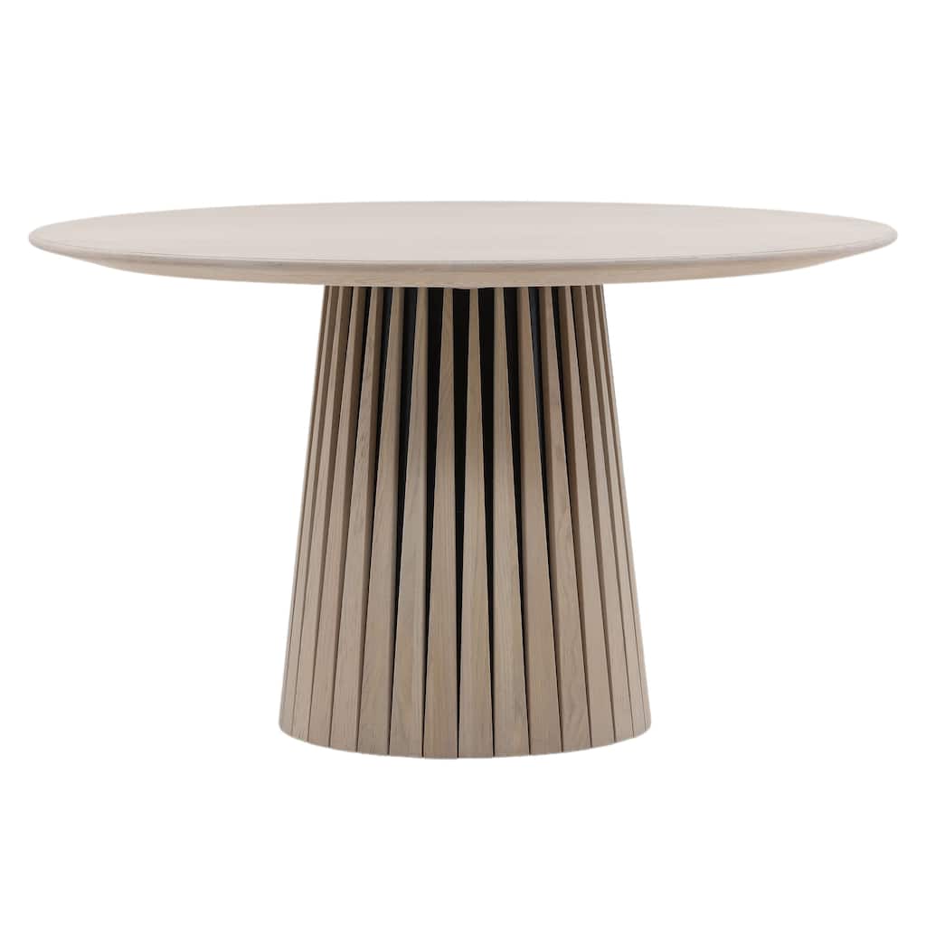 Ashford 51" Wide Oak Dining Table, Light Natural